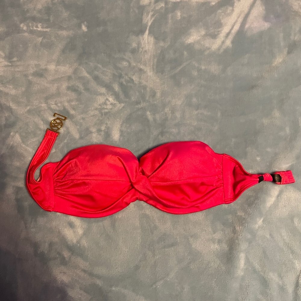 Victoria’s Secret strapless pink bikini top